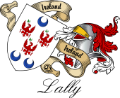 Sept (Clan) Coat of Arms from Ireland for Lally (O