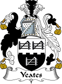 Irish Coat of Arms for Yeates or Yates