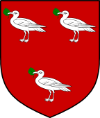 Irish Family Shield for Ash (Kildare)