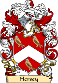 English or Welsh Family Coat of Arms (v.23) for Hersey (Ref Burke