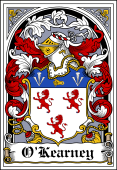 Irish Coat of Arms Bookplate for O