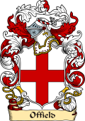 English or Welsh Family Coat of Arms (v.23) for Offield (Ref Burke