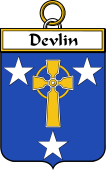 Irish Badge for Devlin or O