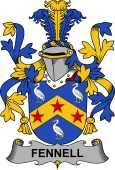Irish Coat of Arms for Fennell or O