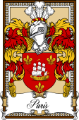 Scottish Coat of Arms Bookplate for Paris (ref Burke