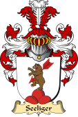 v.23 Coat of Family Arms from Germany for Seeliger