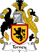 English Coat of Arms for the family Torney