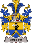 Swedish Coat of Arms for Köhler