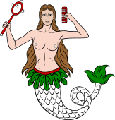 Mermaid with Comb and Mirror