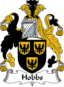 English Coat of Arms for the family Hobbs