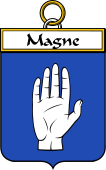 French Coat of Arms Badge for Magne