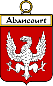 French Coat of Arms Badge for Abancourt