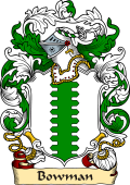 English or Welsh Family Coat of Arms (v.23) for Bowman (version 2)