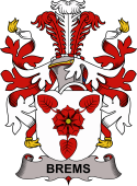 Coat of arms used by the Danish family Brems