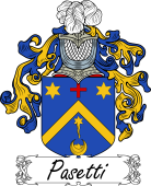 Araldica Italiana Coat of arms used by the Italian family Pasetti