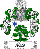 Araldica Italiana Coat of arms used by the Italian family Noto