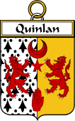 Irish Badge for Quinlan or O