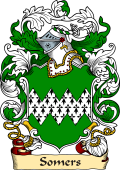 English or Welsh Family Coat of Arms (v.23) for Somers (Rochester, and St. Margaret