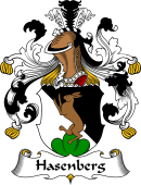 German Wappen Coat of Arms for Hasenberg