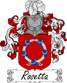 Araldica Italiana Coat of arms used by the Italian family Rosetta