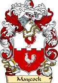 English or Welsh Family Coat of Arms (v.23) for Maycock (Ref Burke