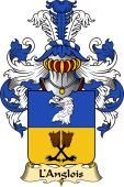 French Family Coat of Arms (v.23) for Anglois (l