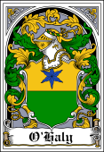 Irish Coat of Arms Bookplate for O