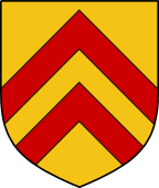 English Family Shield for Monson or Munson