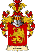 French Family Coat of Arms (v.23) for Menue (de la)