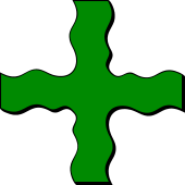 Cross, Wavy or Undee