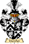 Welsh Family Coat of Arms (v.23) for Llywelyn (AP MAREDUDD)