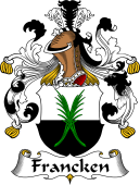 German Wappen Coat of Arms for Francken