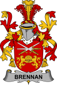 Irish Coat of Arms for Brennan or O