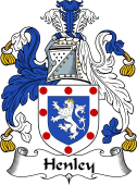 English Coat of Arms for the family Henley