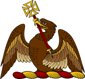 Demi Eagle Holding Crosier