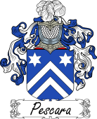 Araldica Italiana Coat of arms used by the Italian family Pescara