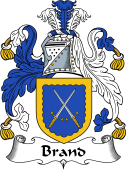 English Coat of Arms for the family Brand