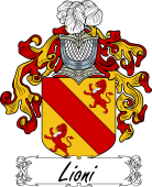 Araldica Italiana Coat of arms used by the Italian family Lioni