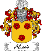 Araldica Italiana Coat of arms used by the Italian family Alessio