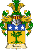French Family Coat of Arms (v.23) for Serres