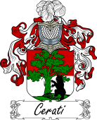 Araldica Italiana Coat of arms used by the Italian family Cerati