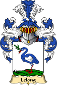 French Family Coat of Arms (v.23) for Lelong (Long le)