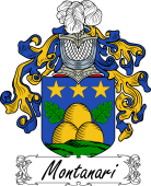 Araldica Italiana Coat of arms used by the Italian family Montanari
