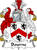 English Coat of Arms for the family Bourne