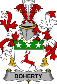 Irish Coat of Arms for Doherty or O