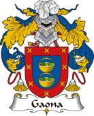 Spanish Coat of Arms for Gaona