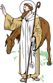 Catholic Saints Clipart image: St Leonard