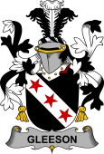 Irish Coat of Arms for Gleeson or O
