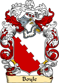 English or Welsh Family Coat of Arms (v.23) for Boyle