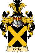 French Family Coat of Arms (v.23) for Cazier